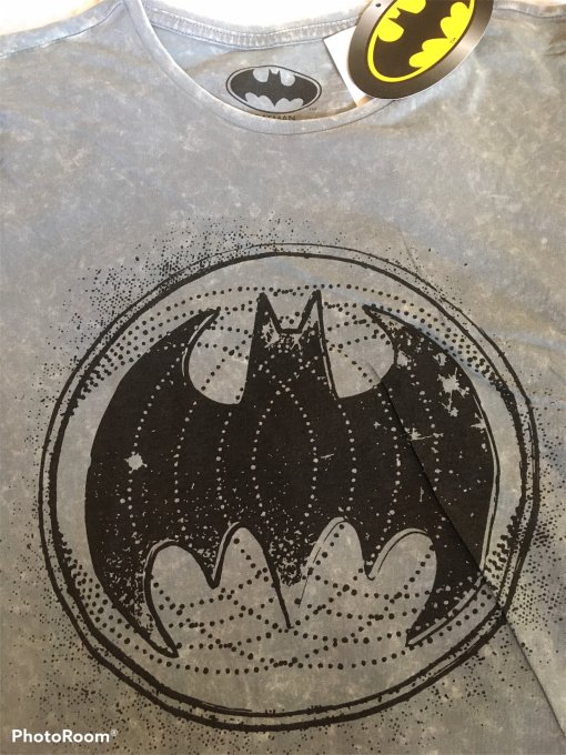 Tee-shirt BATMAN gris/noir