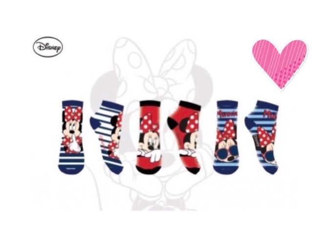  Paires de socquette Minnie  