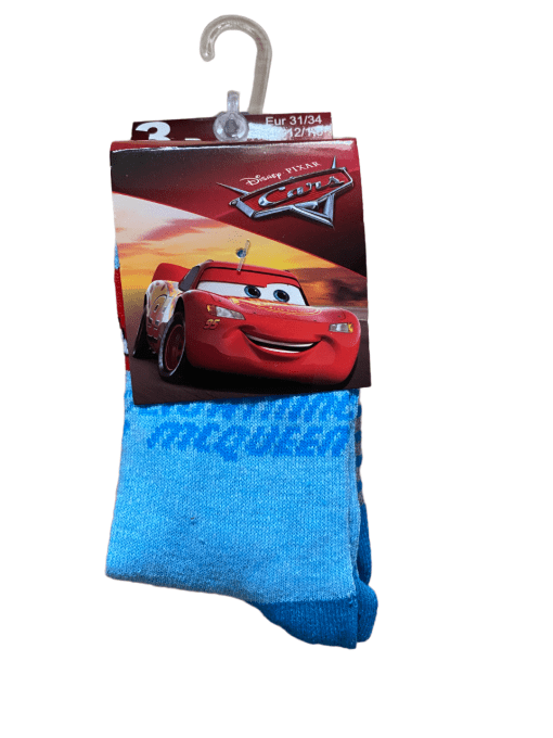 Lots de 3 paires de chaussettes Cars