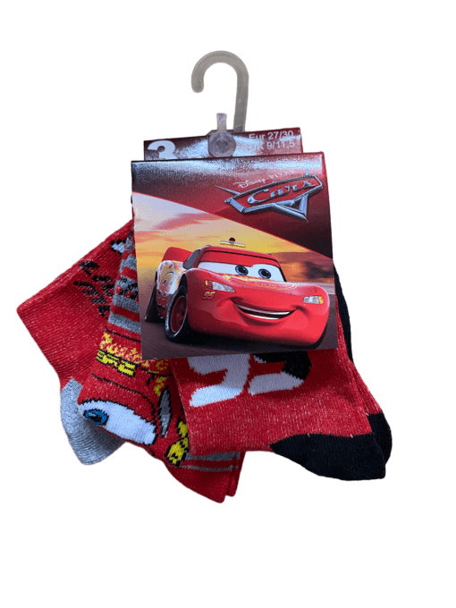 Lots de 3 paires de chaussettes Cars