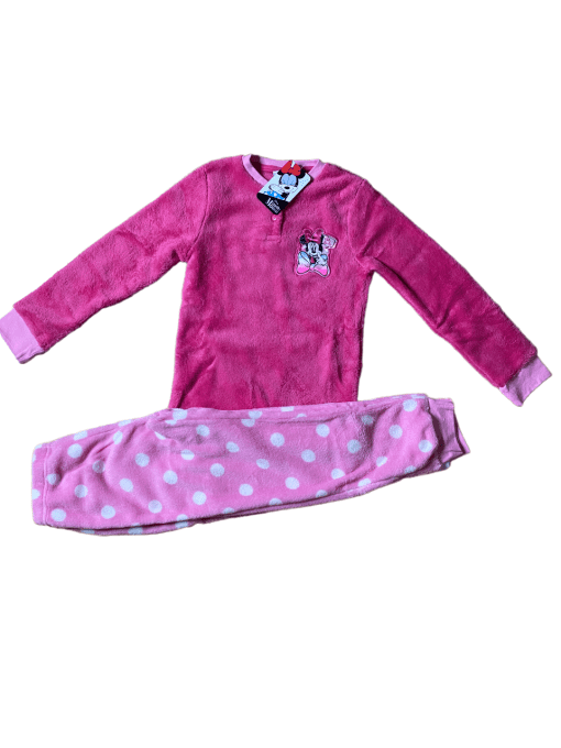 Pyjama polaire haut fuchsia bas rose 