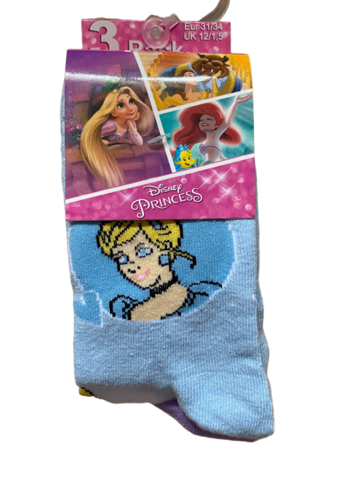 Lots de 3 paires de chaussettes Princesse