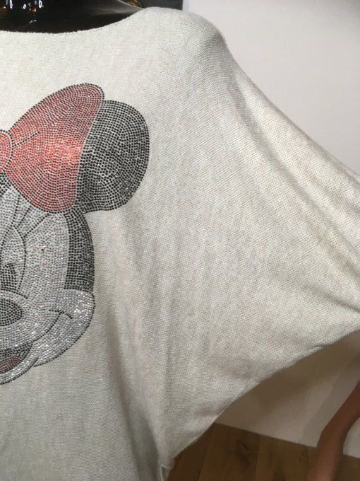 Pull Minnie avec strass