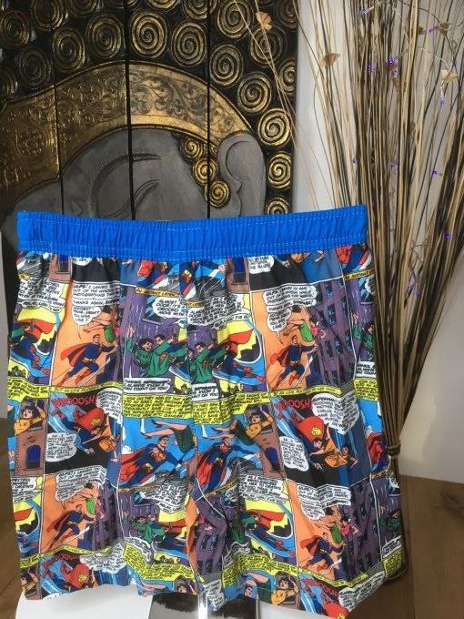 Bermuda de bain Superman haut bleu DC COMICS