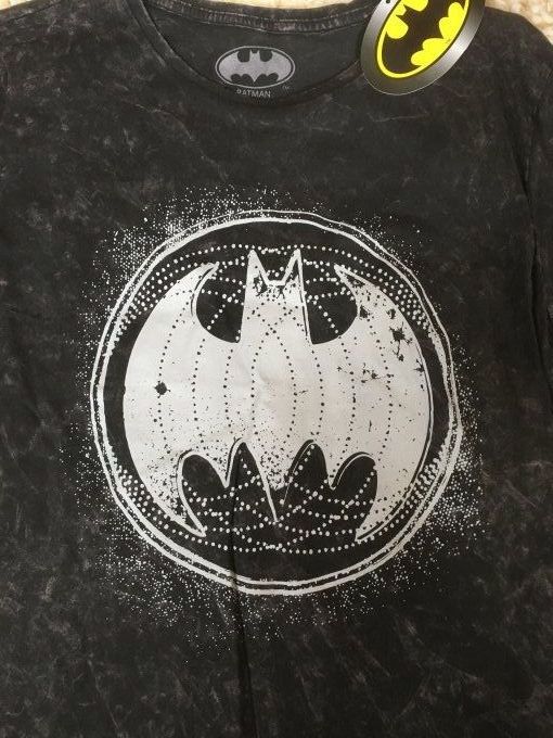 Tee-shirt BATMAN noir/gris