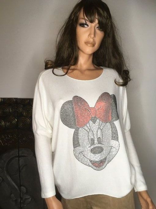 Pull Minnie avec strass