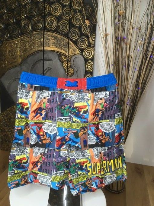 Bermuda de bain Superman haut bleu DC COMICS