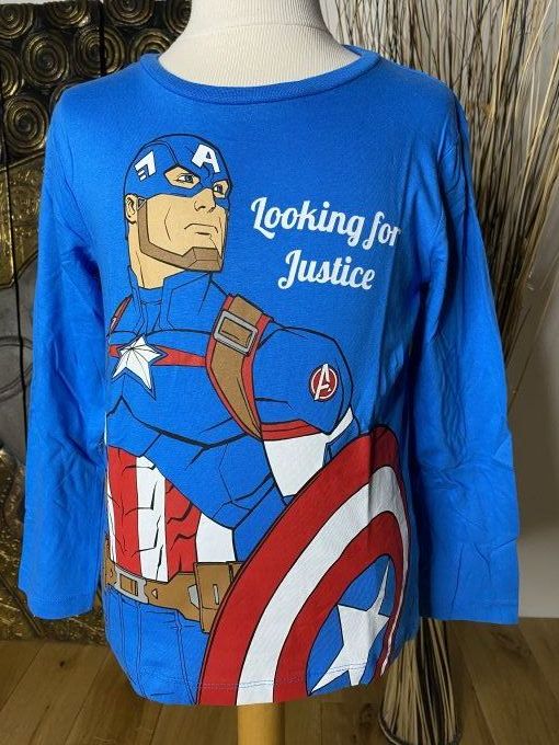 Tee-shirt manche longue Captain America 