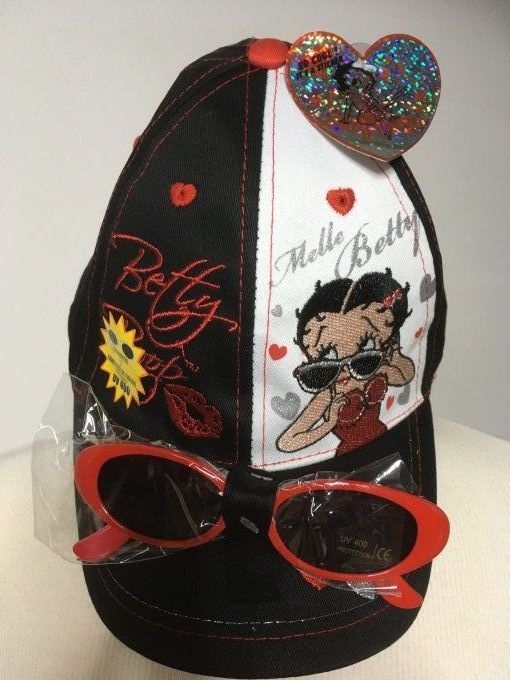 Casquette Betty Boop  avec lunette UV 400