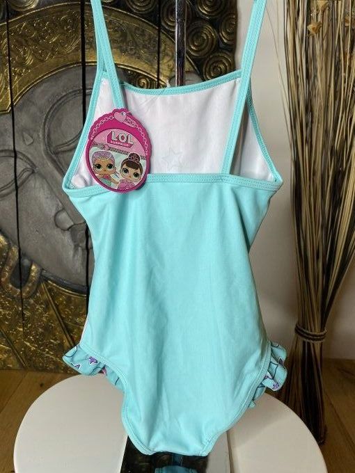 Maillot de bain Poupée LOL bleu vert