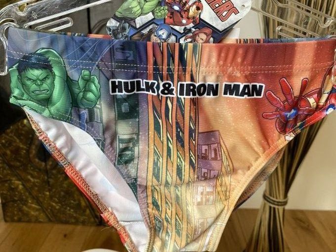 Slip de bain Avengers Hulk & Iron Man