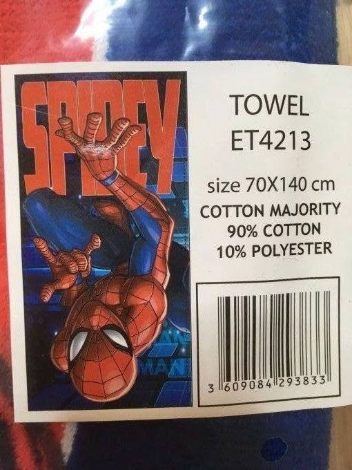 Serviette de plage Spider-Man Marvel 70x140